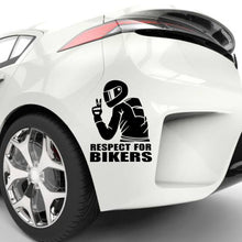 Load image into Gallery viewer, 1Pc Respect Biker Sticker For On Car Motorcycle Vinyl 3D Stickers Motorcycle Vinyl 3D Stickers And Decals 15x11CM
