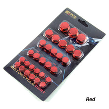 Load image into Gallery viewer, 30pcs/Set Motorcycle modification parts Accessories Head screw cover Nut Cap Cover Decorative Parts For Yamaha Kawasaki Honda
