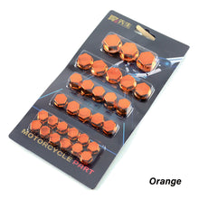 Load image into Gallery viewer, 30pcs/Set Motorcycle modification parts Accessories Head screw cover Nut Cap Cover Decorative Parts For Yamaha Kawasaki Honda
