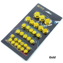 Load image into Gallery viewer, 30pcs/Set Motorcycle modification parts Accessories Head screw cover Nut Cap Cover Decorative Parts For Yamaha Kawasaki Honda
