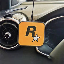 Load image into Gallery viewer, Car Fragrance R Star Car Long-lasting Aromatherapy Fragrance Piece Net Trend Yellow Pendant Decoration Car Deodorization
