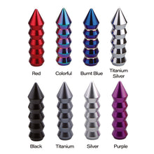 Load image into Gallery viewer, 5.7inch 14.6cm Gear Shift Knob Pointed End Cone Manual Transmission Aluminum Shifter Lever Knob Gear Bamboo Style
