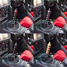 Load image into Gallery viewer, 5.7inch 14.6cm Gear Shift Knob Pointed End Cone Manual Transmission Aluminum Shifter Lever Knob Gear Bamboo Style
