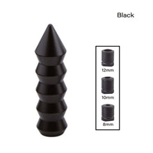 Load image into Gallery viewer, 5.7inch 14.6cm Gear Shift Knob Pointed End Cone Manual Transmission Aluminum Shifter Lever Knob Gear Bamboo Style
