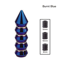 Load image into Gallery viewer, 5.7inch 14.6cm Gear Shift Knob Pointed End Cone Manual Transmission Aluminum Shifter Lever Knob Gear Bamboo Style
