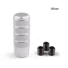 Load image into Gallery viewer, Universal Auto JDM 9.5cm Length Aluminum Gear Shift Knob Manual Transmission Aluminum knurled Racing Car Shift Lever Gear Knob
