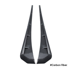 Load image into Gallery viewer, 1Pair Car Side Fender Side Air Vent Cover Trim Modified Carbon Fiber Fen der Side Gills Universal Air Vent Decorative Stickers
