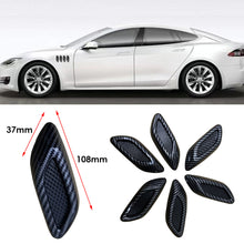 Load image into Gallery viewer, 6PCS Car Side Vent Air Flow Fender Car Side Fake Vent Sticker Intake ABS Auto Simulation Side Vents Styling Car Accessories
