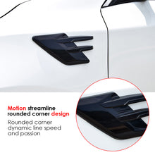Load image into Gallery viewer, 2Pcs Car Styling 3D Shark Gill Car Side Fake Vent Sticker Car Exterior Air Intake Flow Side Fender Vent Wing Cover Trim Tuning

