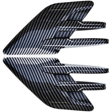 Load image into Gallery viewer, 2Pcs Car Styling 3D Shark Gill Car Side Fake Vent Sticker Car Exterior Air Intake Flow Side Fender Vent Wing Cover Trim Tuning

