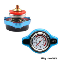 Load image into Gallery viewer, 0.9Bar 1.1Bar 1.3 Bar Thermost Radiator Cap Tank Cover Water Temperature Gauge Cover Racing Car Big or Small Head
