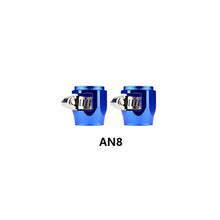 Load image into Gallery viewer, 2Pcs Hose Clamp AN4 AN6 AN8 AN10 Fuel Pipe Clip Oil Water Tube Hose Fittings Finisher Clamps Hex Finishers
