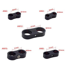 Load image into Gallery viewer, Universal Auto Part AN4 AN6 AN8 AN10 Billet Oil Fuel Water Hose Tube Seprator Divider Clamp Line Pipe Clamp Tubing Bracket Clamp
