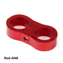Load image into Gallery viewer, Universal Auto Part AN4 AN6 AN8 AN10 Billet Oil Fuel Water Hose Tube Seprator Divider Clamp Line Pipe Clamp Tubing Bracket Clamp
