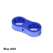 Load image into Gallery viewer, Universal Auto Part AN4 AN6 AN8 AN10 Billet Oil Fuel Water Hose Tube Seprator Divider Clamp Line Pipe Clamp Tubing Bracket Clamp
