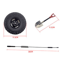 Load image into Gallery viewer, Car Decoration Small Spare Tire Trunk Mini Tire Car Exterior Car Off-road Decorative Car Spare Tire Tail Decor Car Accessories
