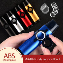 Load image into Gallery viewer, Professional Kazoo Metal Resin Kazu Flute Woodwind Instrument Wood Kazoo Diaphragm Mouth Music Gift Good Companion for Guitar
