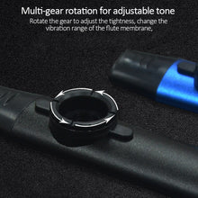 Load image into Gallery viewer, Professional Kazoo Metal Resin Kazu Flute Woodwind Instrument Wood Kazoo Diaphragm Mouth Music Gift Good Companion for Guitar
