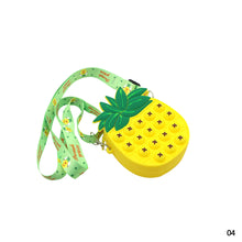 Load image into Gallery viewer, Pop It Sling Bag Unicorn Kids Bag Silicone Bag Strawberry Bag Fidget Bubble Push Stress Relief Toy Bag Kids Girls Cute Storage Bag
