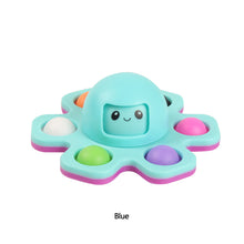 Load image into Gallery viewer, Pop It Stress Relief Silicone Interactive Flip Octopus Change Faces Spinner Push Pops Bubble Spinner Fidget Toys
