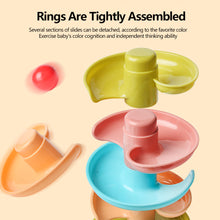 Load image into Gallery viewer, Baby Puzzle Kids Fun Track Turn Around 0-3 Years Old Track Rolling Ball Mental Sliding Ball Tower Early Education Assembling Diy Toys
