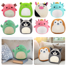 Load image into Gallery viewer, 20cm Stuffed Toys Axolotl Cow Sloth Teal Green Pink Plush Doll Soft Pillow For Kids Room Decoration
