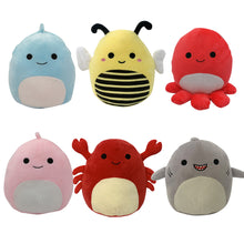 Load image into Gallery viewer, 20cm Stuffed Toys Dinosaur Octopus Crab Bee Red Blue Pink Plush Doll Soft Pillow For Kids Room Decoration
