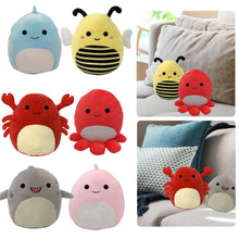 Load image into Gallery viewer, 20cm Stuffed Toys Dinosaur Octopus Crab Bee Red Blue Pink Plush Doll Soft Pillow For Kids Room Decoration
