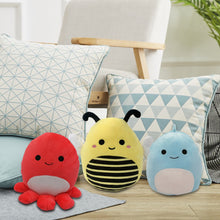 Load image into Gallery viewer, 20cm Stuffed Toys Dinosaur Octopus Crab Bee Red Blue Pink Plush Doll Soft Pillow For Kids Room Decoration
