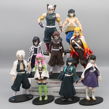 Load image into Gallery viewer, Demon Slayer Action Figures Miniatures Figurine Model Kimetsu No Yaiba Mini Tanjirou Nezuko Kyoujurou Giyuu Doll

