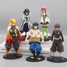 Load image into Gallery viewer, Demon Slayer Action Figures Miniatures Figurine Model Kimetsu No Yaiba Mini Tanjirou Nezuko Kyoujurou Giyuu Doll
