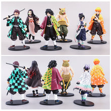 Load image into Gallery viewer, Demon Slayer Action Figures Miniatures Figurine Model Kimetsu No Yaiba Mini Tanjirou Nezuko Kyoujurou Giyuu Doll
