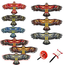 Load image into Gallery viewer, 1.2m/1.6m/1.8m Eagle Kite 50 Meter Kite Line Large Eagle Flying Bird Kites Children Gift Family Trips Garden Outdoor Sports DIY Toy
