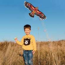 Load image into Gallery viewer, 1.2m/1.6m/1.8m Eagle Kite 50 Meter Kite Line Large Eagle Flying Bird Kites Children Gift Family Trips Garden Outdoor Sports DIY Toy
