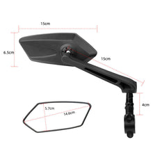Load image into Gallery viewer, 360-degree Adjustable MTB Bicycle Handlebars Rearview Mirror HD Flat Reflector Clear Vision Cycling Left Right Back Sight Mirror
