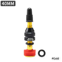 Load image into Gallery viewer, MTB Road Bicycle 40mm 60mm Tubeless Tire F/V Presta Valve Rim High Strength Aluminum Alloy Tire Core Valve
