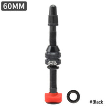 Load image into Gallery viewer, MTB Road Bicycle 40mm 60mm Tubeless Tire F/V Presta Valve Rim High Strength Aluminum Alloy Tire Core Valve
