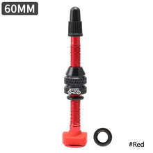 Load image into Gallery viewer, MTB Road Bicycle 40mm 60mm Tubeless Tire F/V Presta Valve Rim High Strength Aluminum Alloy Tire Core Valve
