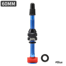 Load image into Gallery viewer, MTB Road Bicycle 40mm 60mm Tubeless Tire F/V Presta Valve Rim High Strength Aluminum Alloy Tire Core Valve
