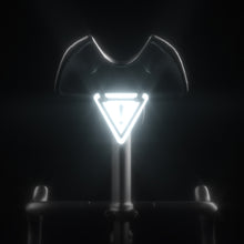 Load image into Gallery viewer, Outdoor Cycling MTB Bicycle Frame Saddle Suspension Highlight Night Reflective Triangle Board Safety Warning Sign Sticker
