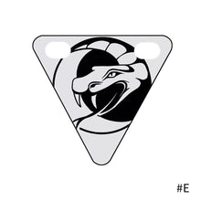 Load image into Gallery viewer, Outdoor Cycling MTB Bicycle Frame Saddle Suspension Highlight Night Reflective Triangle Board Safety Warning Sign Sticker
