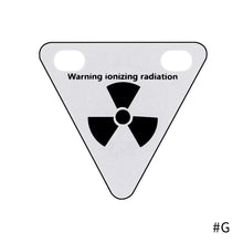 Load image into Gallery viewer, Outdoor Cycling MTB Bicycle Frame Saddle Suspension Highlight Night Reflective Triangle Board Safety Warning Sign Sticker
