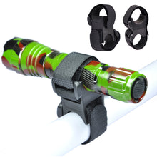 Load image into Gallery viewer, Multifunctional Bicycle Tourch Mount Holder Bike Lock Clamp Flashlight Strap Clip Magic Tape Bicycle Accessories
