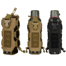 Load image into Gallery viewer, Portable Outdoor Tactical Molle Water Bottle Nylon Pouch 300ML-850ML Canteen Cover Holster Travel Kettle Bag With Molle System
