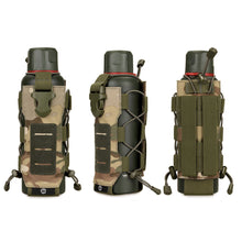 Load image into Gallery viewer, Portable Outdoor Tactical Molle Water Bottle Nylon Pouch 300ML-850ML Canteen Cover Holster Travel Kettle Bag With Molle System
