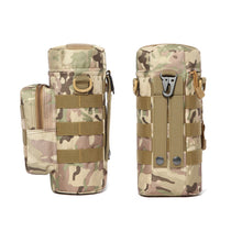 Load image into Gallery viewer, Tactical Molle Zipper Hunting Camo Water Bottle Pouches Mess Pouch Nylon Waterproof Waist Bag Outdoor Travel Sports Bottle Pouch
