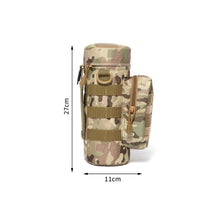 Load image into Gallery viewer, Tactical Molle Zipper Hunting Camo Water Bottle Pouches Mess Pouch Nylon Waterproof Waist Bag Outdoor Travel Sports Bottle Pouch
