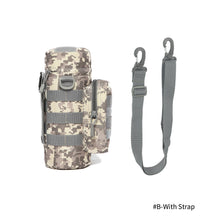 Load image into Gallery viewer, Tactical Molle Zipper Hunting Camo Water Bottle Pouches Mess Pouch Nylon Waterproof Waist Bag Outdoor Travel Sports Bottle Pouch
