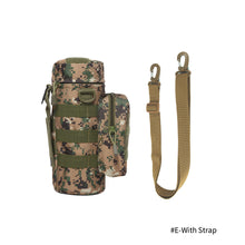Load image into Gallery viewer, Tactical Molle Zipper Hunting Camo Water Bottle Pouches Mess Pouch Nylon Waterproof Waist Bag Outdoor Travel Sports Bottle Pouch
