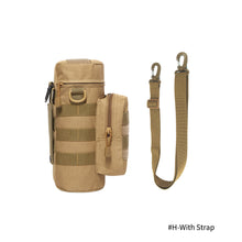 Load image into Gallery viewer, Tactical Molle Zipper Hunting Camo Water Bottle Pouches Mess Pouch Nylon Waterproof Waist Bag Outdoor Travel Sports Bottle Pouch
